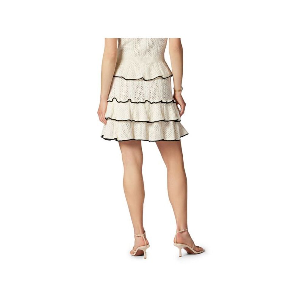 JOIE Womens White Short A-Line Skirt S - Picture 2 of 3